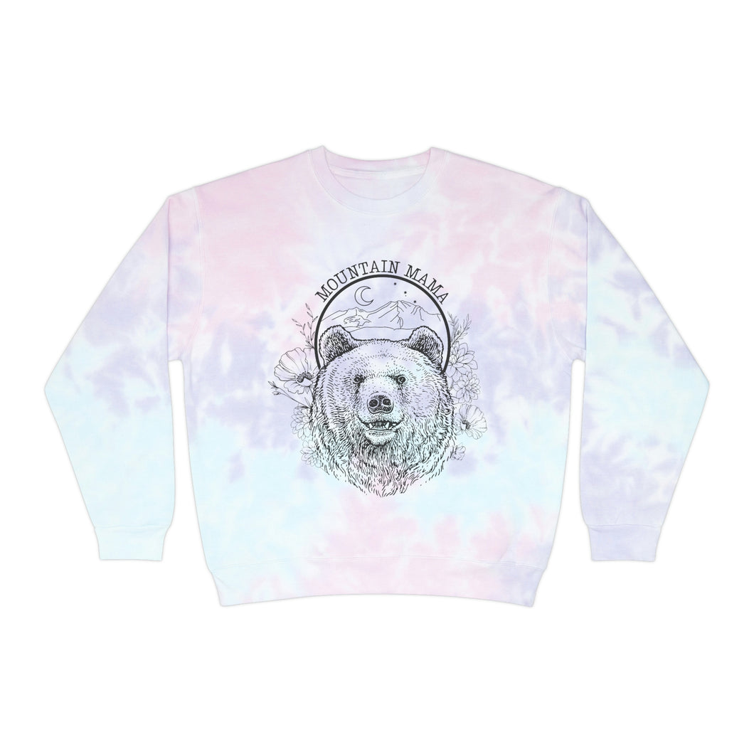 MOUNTAIN MAMA Tie-Dye Sweatshirt