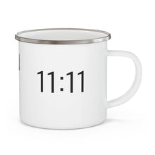 Load image into Gallery viewer, 11:11 ANGEL NUMBER Enamel Camping Mug
