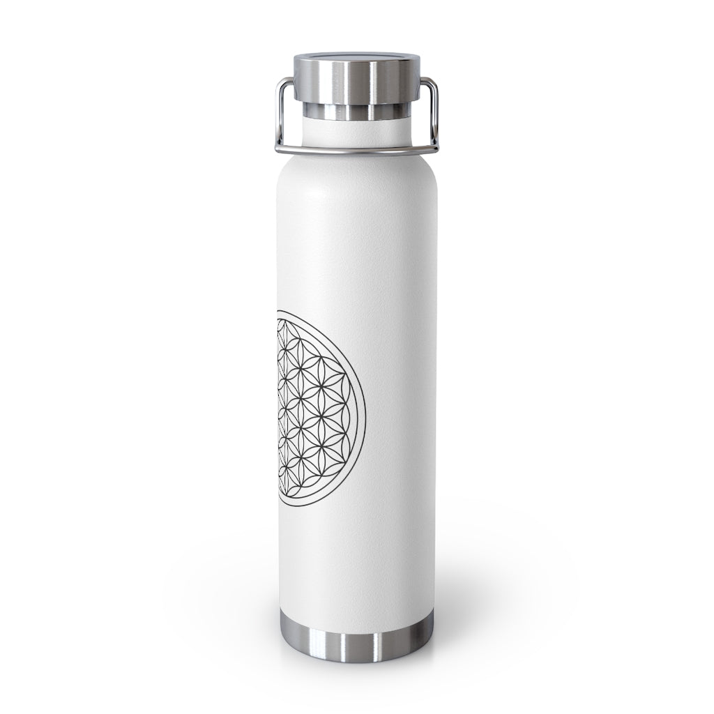 22oz Vacuum Insulated Flower of Life Bottle