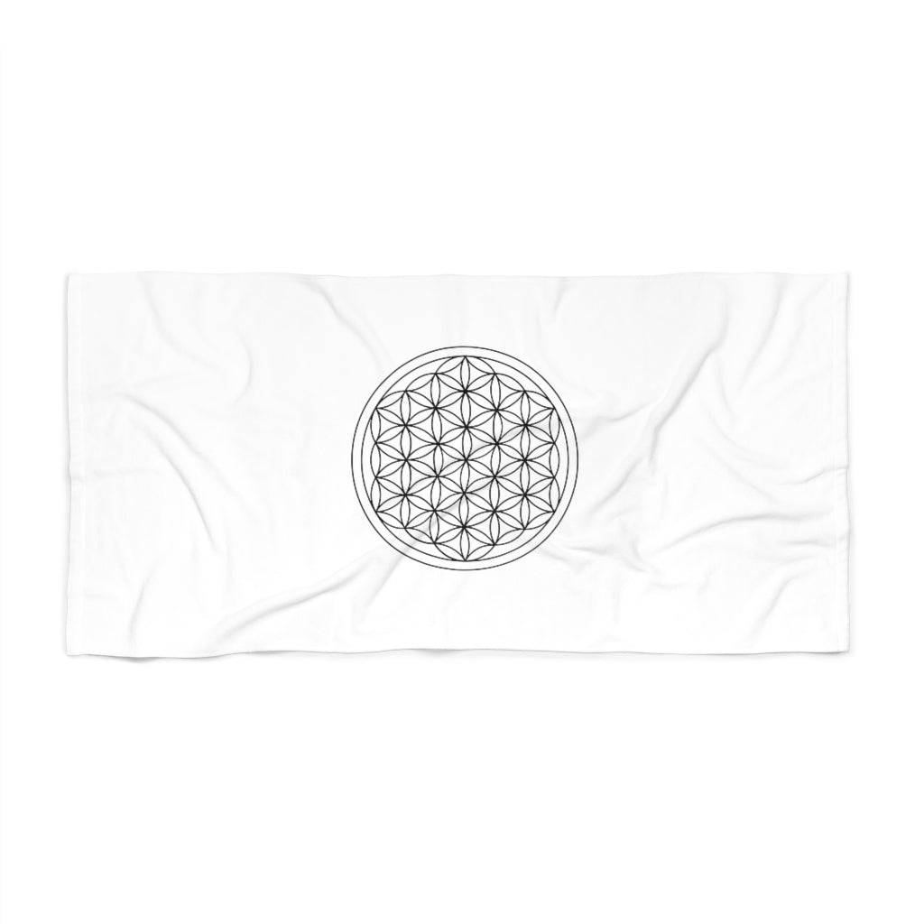 Flower of Life Beach Towel