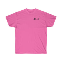 Load image into Gallery viewer, 3:33 Angel Number Cotton Tee
